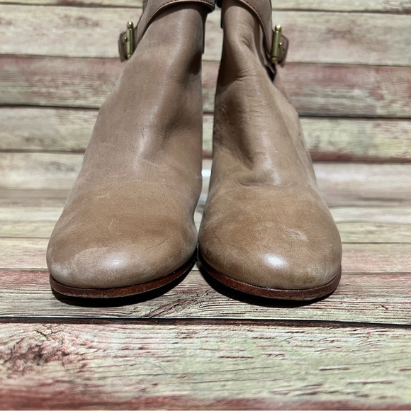 Coach Brown Leather Ankle Booties - Picture 4 of 8